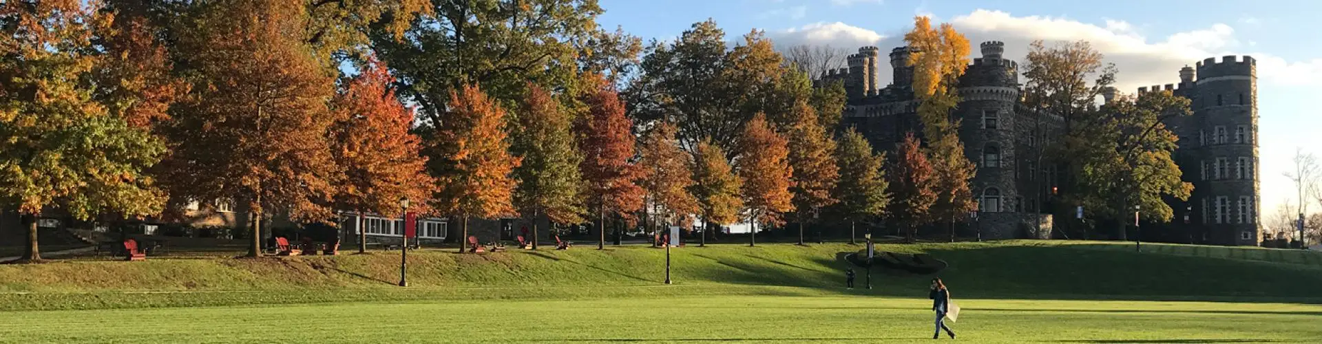 An image of Arcadia's campus from Haber Green