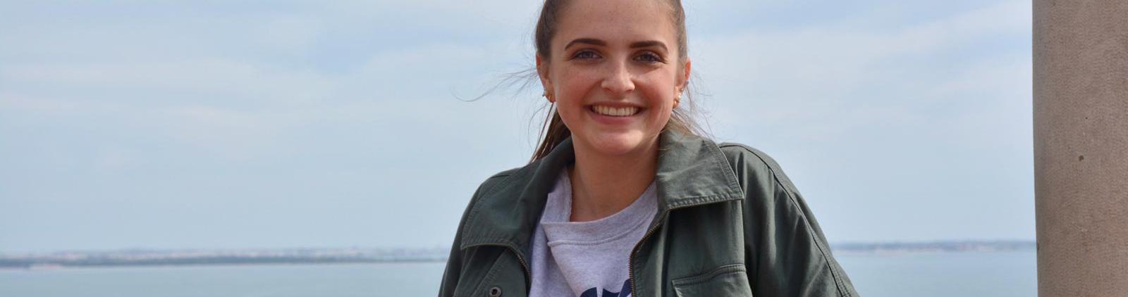 Ashley Hare '20, a political science major from Duke