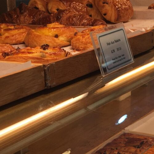 Baked goods at a bakery