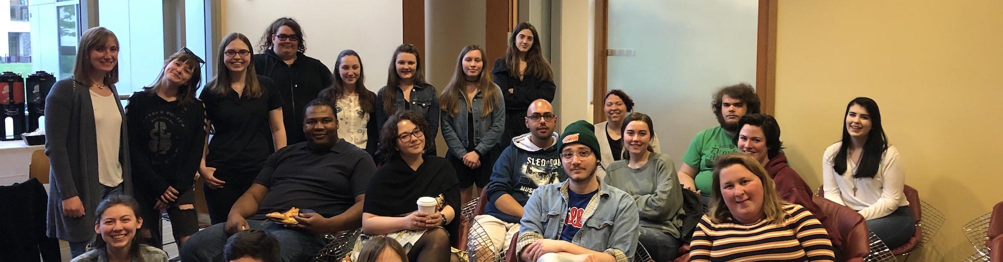 A group photo of students and faculty.