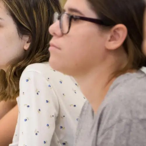 The profiles of five students in class