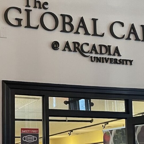 The Global Cafe entrance