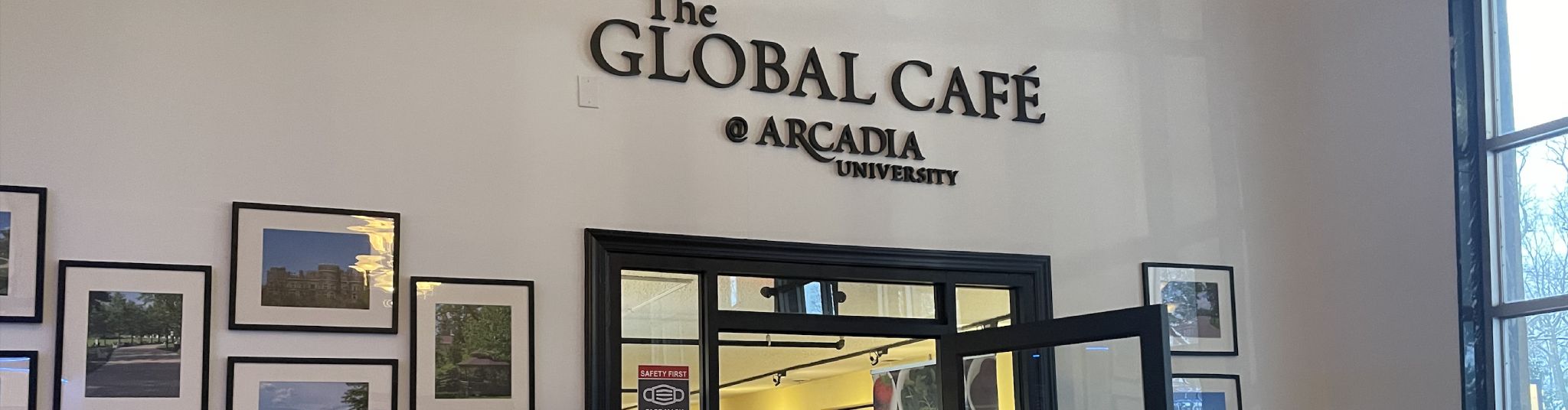 The Global Cafe entrance