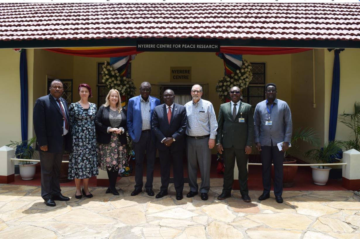 Arcadia Faculty attending the relaunching the Nyerere Centre