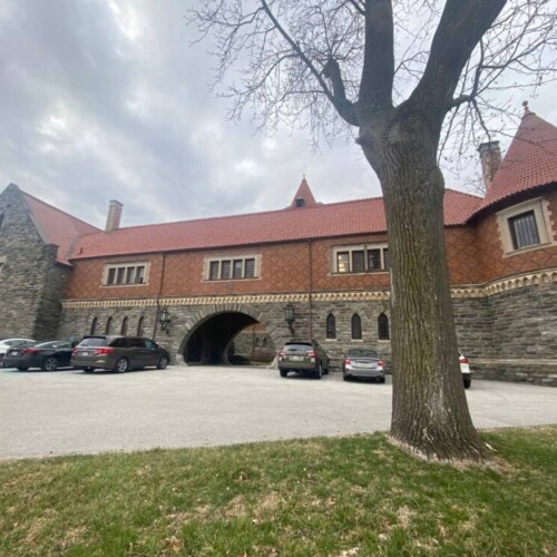 The exterior of Murphy Hall on Arcadia University's campus