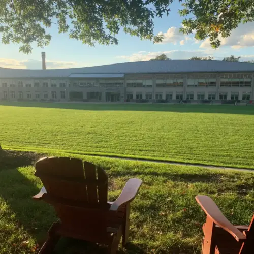 Haber Green and the University Commons.