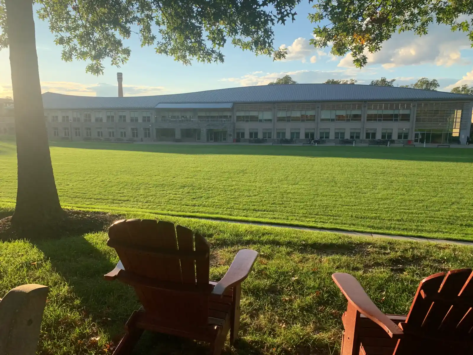 Haber Green and the University Commons.