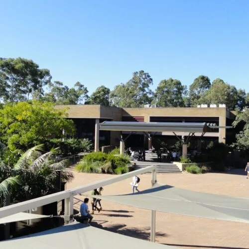 Housing court in Wollongong campus in Australia.