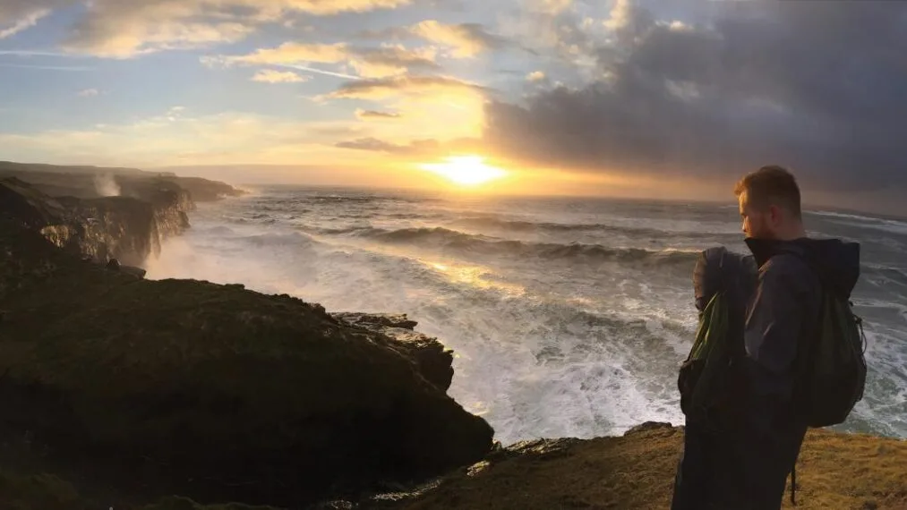 Graphic design major Zach Bondurant ’20 took this photo of the Cliffs of Moher on Galway Preview. The image won grandprize in the “Preview Through Your Eyes” category of the Preview Photo Contest.