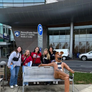 The FTK leadership board at Penn State Health.